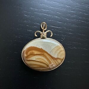 Elegant  jasper handmade Pendant